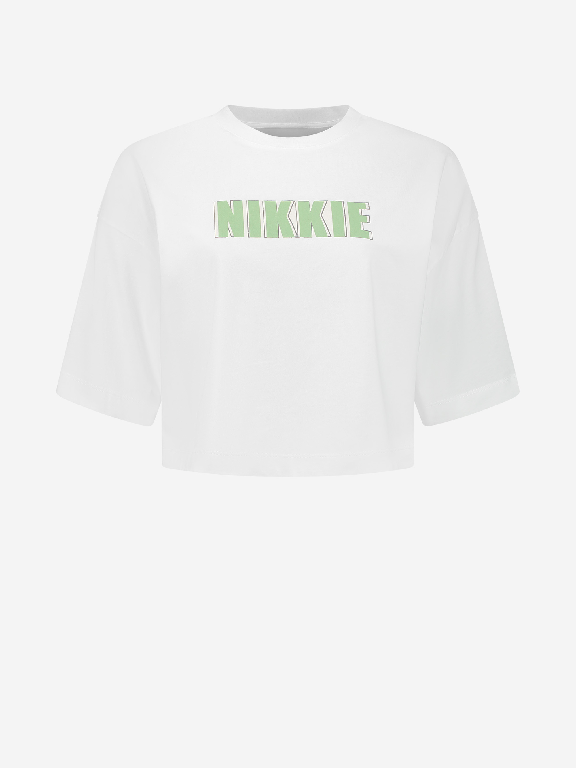 Cropped T-shirt met NIKKIE logo