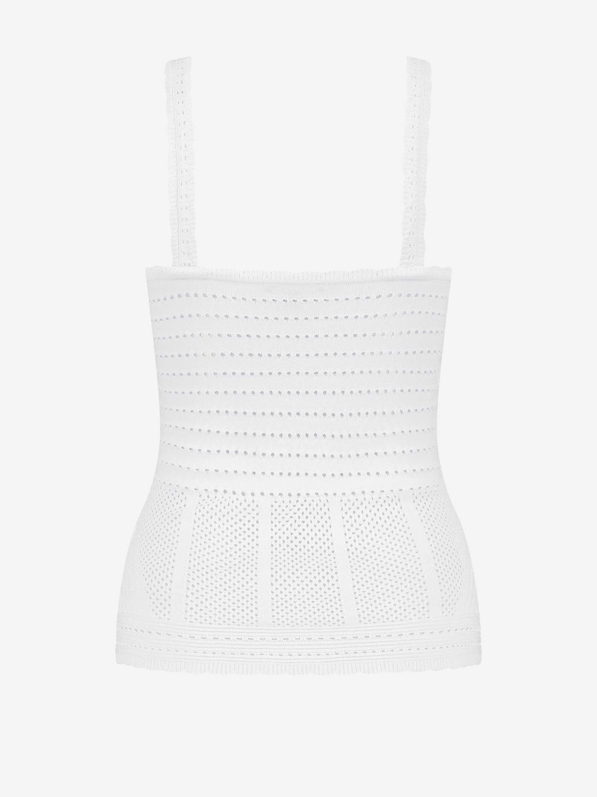 Ajour knitted tanktop