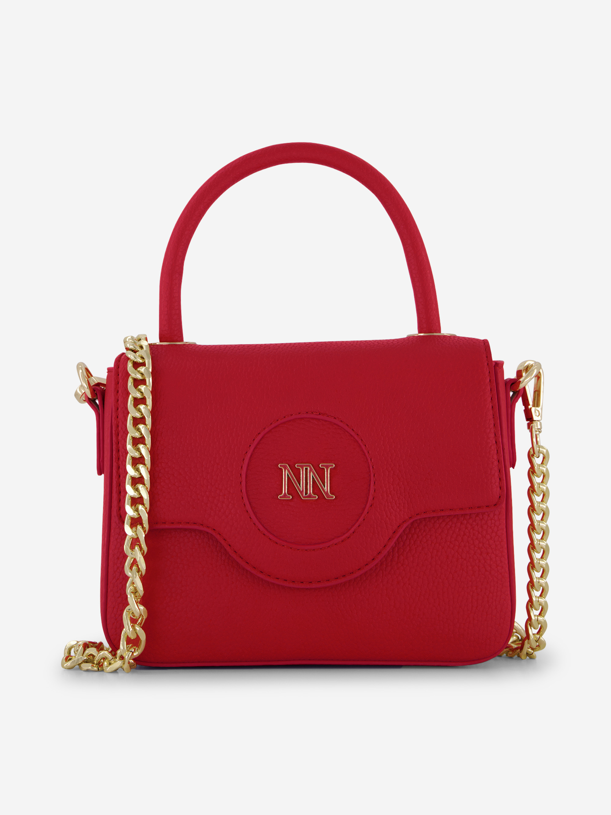 Shoulder bag with N&N logo and chain handle