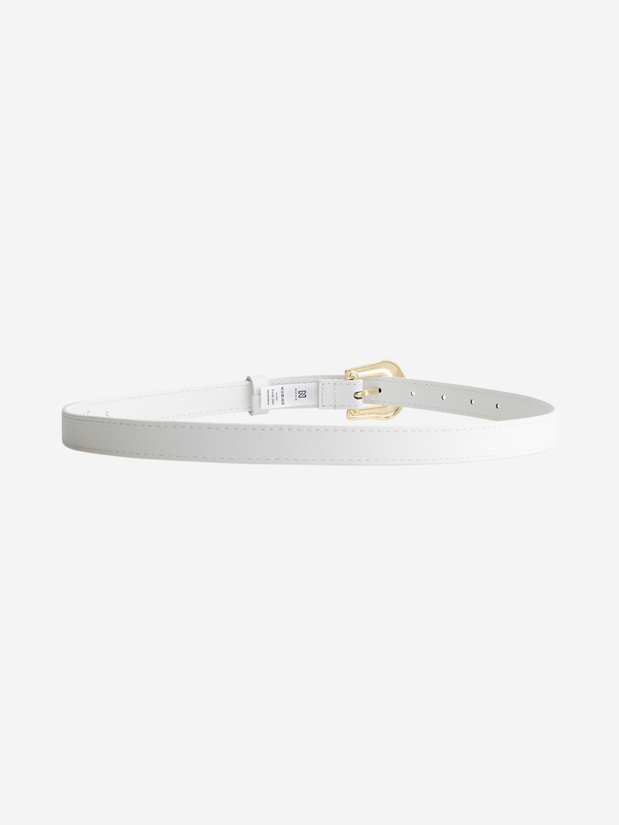 Hip belt with N-logo buckle